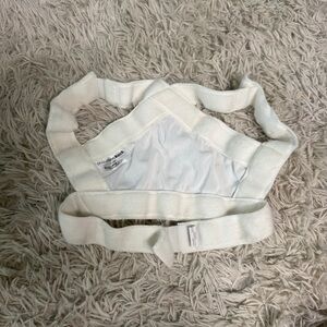 Child’s White Equifit Shoulders Back Horseback Riding Posture Corrector. Good Co